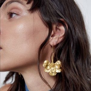 ZARA Leaf earrings and multi pack of bracelets